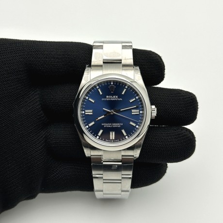 VS공장 롤렉스 오이스터퍼페츄얼 36 블루다이얼 브레이슬릿  Oyster Perpetual 126000 36mm VSF 1:1 Best Edition 904L Steel Blue Dial VS3230 V2