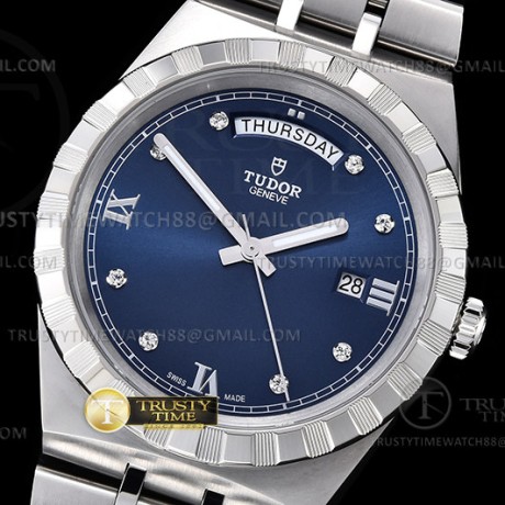 V7공장 튜더 로얄 28600 스틸 블루다이얼 8p인덱스 브레이슬릿 Tudor Royal 28600 41mm SS/SS Blue/Dia V7F A2836