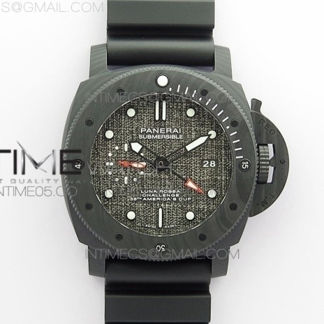 VS공장 파네라이 PAM1039 섭머저블 카보테크 그레이다이얼 러버스트랩 PAM1039 Carbotech VSF Best Edition Dark Grey Sail Dial on Rubber Strap P.9010 Clone