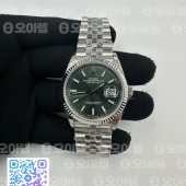 VS공장 롤렉스 데이저스트 36 민트그린다이얼 플루티드베젤 쥬빌레브레이슬릿 DateJust 36 SS 126234 VSF 1:1 Best Edition 904L Steel Green Sundust Dial on Jubilee Bracelet VS3235