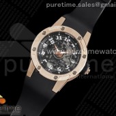 V9공장 RM63-01 크리스탈다이얼 러버 RM63-01 RG V9F Best Edition Crystal Dial on Black Rubber Strap A23J