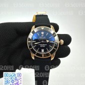 OX공장 브라이틀링 슈퍼오션 헤리티지 2 42 로즈골드금통 블랙다이얼 러버스트랩 Superocean Heritage II 42mm RG/RU Blk OXF A2824