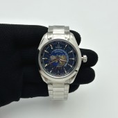 VS공장 오메가 아쿠아테라 150M 월드타이머 스틸 블루다이얼 브레이슬릿 Aqua Terra Worldtimer VSF 1:1 Best Edition Blue Dial on SS Bracelet A8938 Super Clone