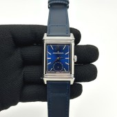 MG공장 예거 리베르소 듀오페이스 블루가죽스트랩 Reverso Tribute Small Seconds SS/LE Blue MGF A854A