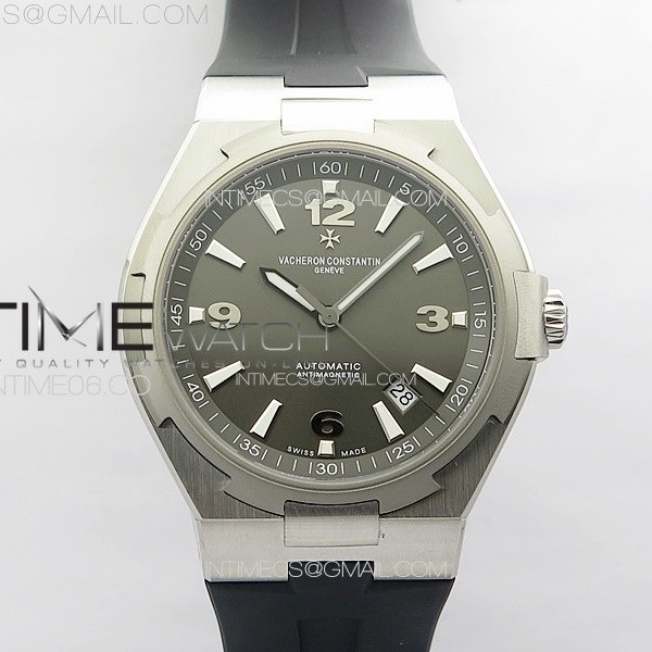 PP공장 바쉐론 콘스탄틴 오버시즈 47040 그레이다이얼 러버스트랩 Overseas 47040 SS PPF 1:1 Best Edition Gray dial on Black Rubber Strap A1226 PPF공장