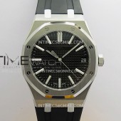 [26.01 UP] DD공장 오데마피게 로얄오크 15510 블랙다이얼 러버스트랩 Royal Oak 41mm 15510 SS DDF 1:1 Best Edition Black Dial On Black Rubber Strap Super Clone DD4302