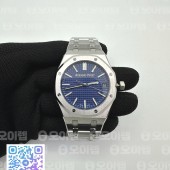 APS공장 오데마피게 로얄오크 15510 50주년기념판 블루다이얼 브레이슬릿 Royal Oak 41mm 15510 "50th Anniversary" SS APSF 1:1 Best Edition Blue Dial on SS Bracelet SA4302 Super Clone