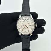 YL공장 V2 IWC 포르투기저 애뉴얼캘린더 스틸 화이트다이얼 로즈골드핸즈 가죽스트랩IWC Portuguese Real PR Real Annual Calendar IW5035 White Dial RG Markers on Black Leather Strap A52850 V2