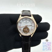 EUR공장 트레디셔널 뚜르비용 로골 화이트다이얼 가죽스트랩 Traditionnelle Tour RG/LE Wht/Num EURF Asia HW Tourb