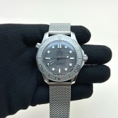 VS공장 오메가 씨마스터 다이버 300M 실버서퍼 실버다이얼 매쉬스트랩 Seamaster 300m Silver Surfer SS/SS Silv VSF A8806