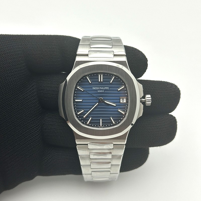 3K공장 파텍필립 노틸러스 점보 5811 스틸 블루다이얼 브레이슬릿 Nautilus Jumbo 5811 SS/SS Blue/Stk 3KF Asia 330