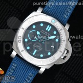 VS공장 파네라이 PAM985 섭머저블 티타늄 블랙다이얼 나일론스트랩 PAM985 Mike Horn Submersible Black Dial on Blue Nylon Strap P.9010 Clone