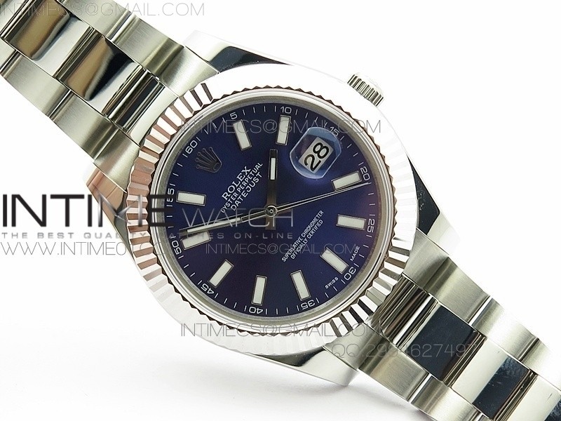 BP공장 롤렉스 데이저스트2 스틸 청판 바인덱스 Rolex DateJust2 SS&Blue Dial Bar Index 브레스렛