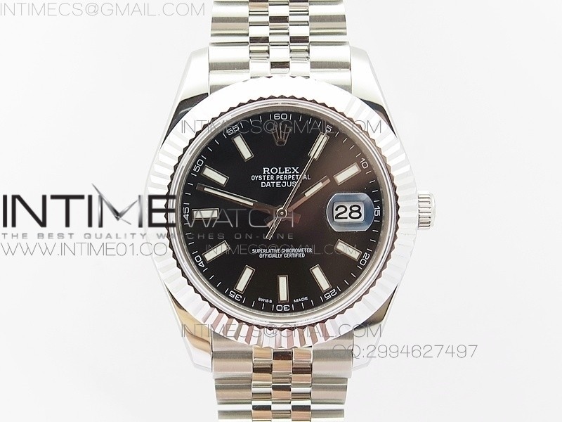 BP공장 롤렉스 데이저스트2 스틸 블랙다이얼 바인덱스 Rolex DateJust2 SS&Black Dial Bar Index 신형브레스렛