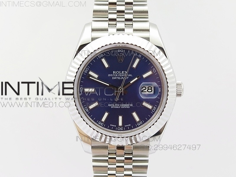 BP공장 롤렉스 데이저스트2 스틸 블루다이얼 바인덱스 Rolex DateJust2 SS&Blue Dial Bar Index 신형브레스렛
