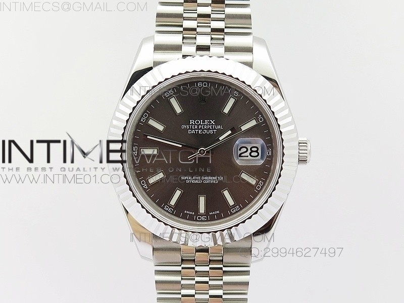 BP공장 롤렉스 데이저스트2 스틸 그레이2다이얼 바인덱스 Rolex DateJust2 SS&Gray2 Dial Bar Index 신형브레스렛