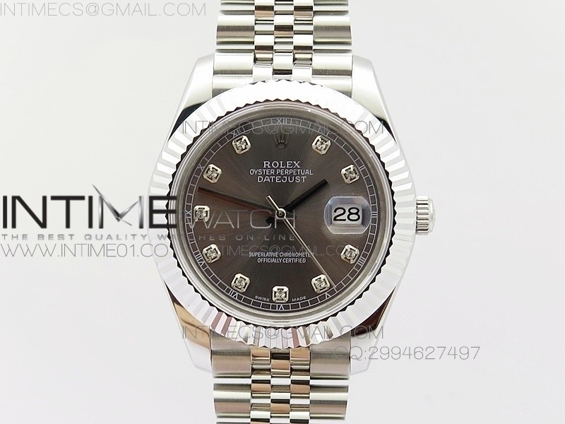 BP공장 롤렉스 데이저스트2 스틸 그레이다이얼 다이아인덱스 Rolex DateJust2 SS&Gray Dial Diamond Index 신형브레스렛