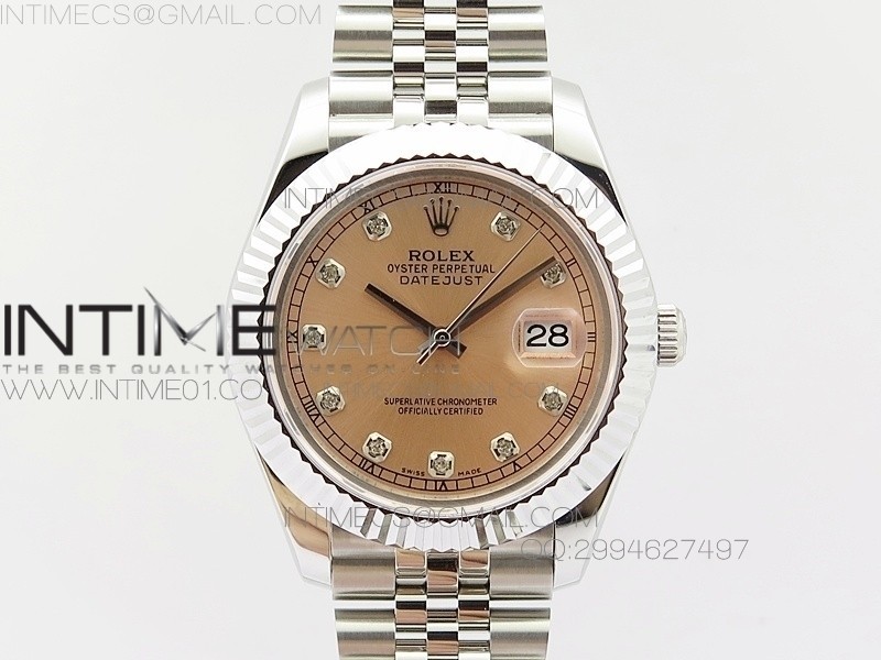 BP공장 롤렉스 데이저스트2 스틸 오렌지다이얼 다이아인덱스 Rolex DateJust2 SS&Orange Dial Diamond Index 신형브레스렛