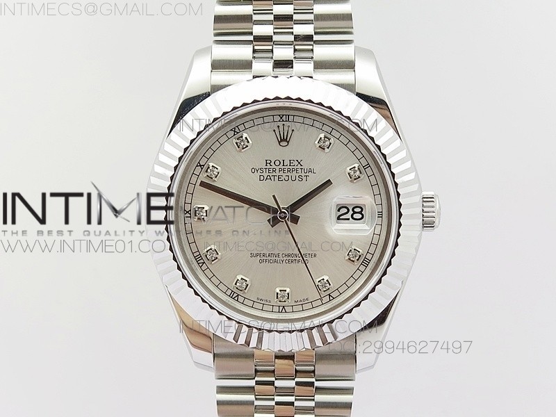 BP공장 롤렉스 데이저스트2 스틸 실버다이얼 다이아인덱스 Rolex DateJust2 SS&Silver Dial Diamond Index 신형브레스렛