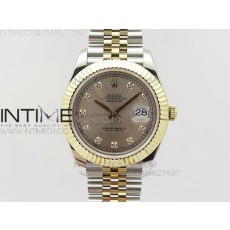 BP공장 롤렉스 데이저스트2 옐로우골드콤비 연갈색다이얼 텐포인트인덱스 Rolex DateJust2 SS&YG Light Brown Dial 10Point Index 신형브레스렛