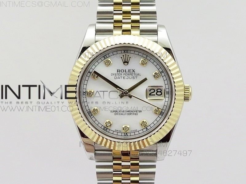 BP공장 롤렉스 데이저스트2 옐로우골드 콤비 화이트다이얼 텐포인트 쥬빌레브레이슬릿