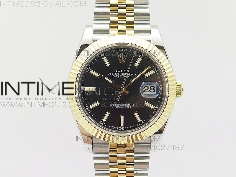 BP공장 롤렉스 데이저스트2 옐로우골드 콤비 블랙다이얼 바인덱스 쥬빌레브레이슬릿