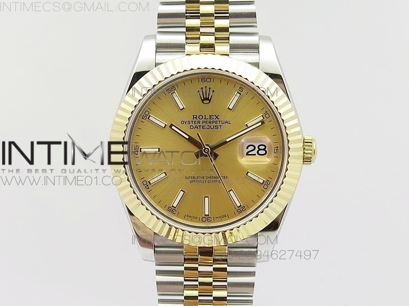 BP공장 롤렉스 데이저스트2 옐로우골드 콤비 샴페인다이얼 바인덱스 쥬빌레브레이슬릿