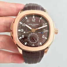 파텍필립 아쿠아넛GMT 트래블타임 로즈골드금통 브라운다이얼 러버밴드