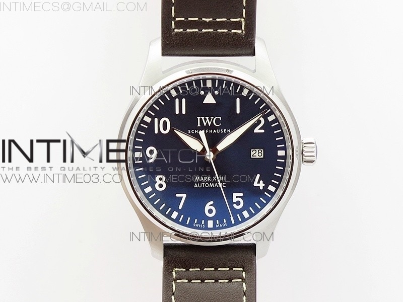 MK공장 IWC 마크18 어린왕자에디션 파일럿가죽스트랩 MARK XVIII LE PETIT PRINCE IW327004 SS BLUE DIAL ON BROWN LEATHER STRAP MIYOTA 9015