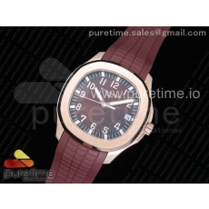 KM공장 파텍필립 아쿠아넛 5167 로즈골드금장 브라운다이얼 러버스트랩 Aquanaut 5167 RG Brown Textured Dial on Brown Rubber Strap A324