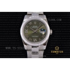 BP공장 데이저스트 36MM 그린다이얼 브레이슬릿 Datejust 36mm BP High Grade Green Dial Diamond SS Bracelet A2813