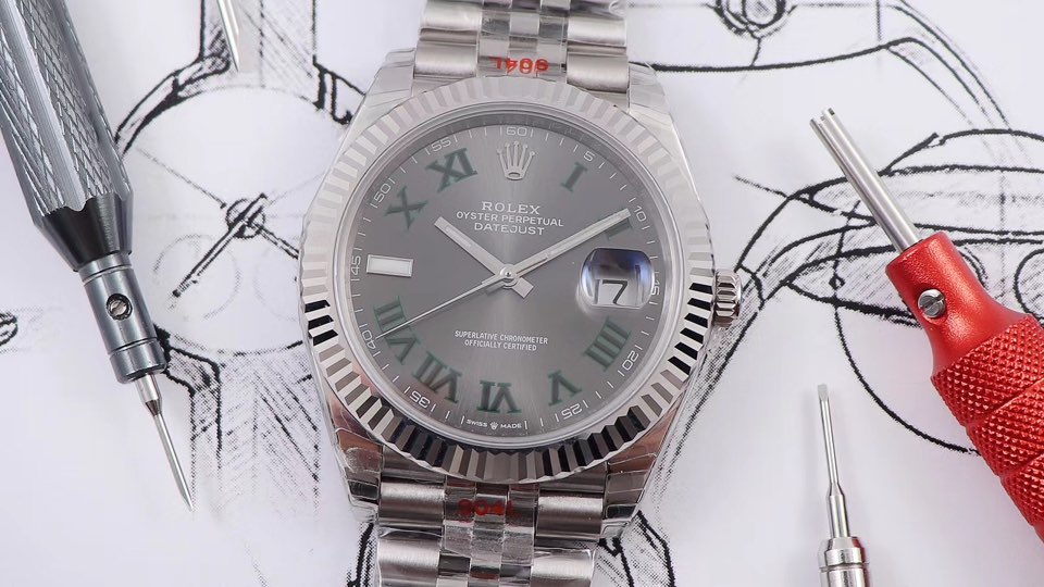 RE공장 롤렉스 데이저스트 41 그레이다이얼 브레이슬릿