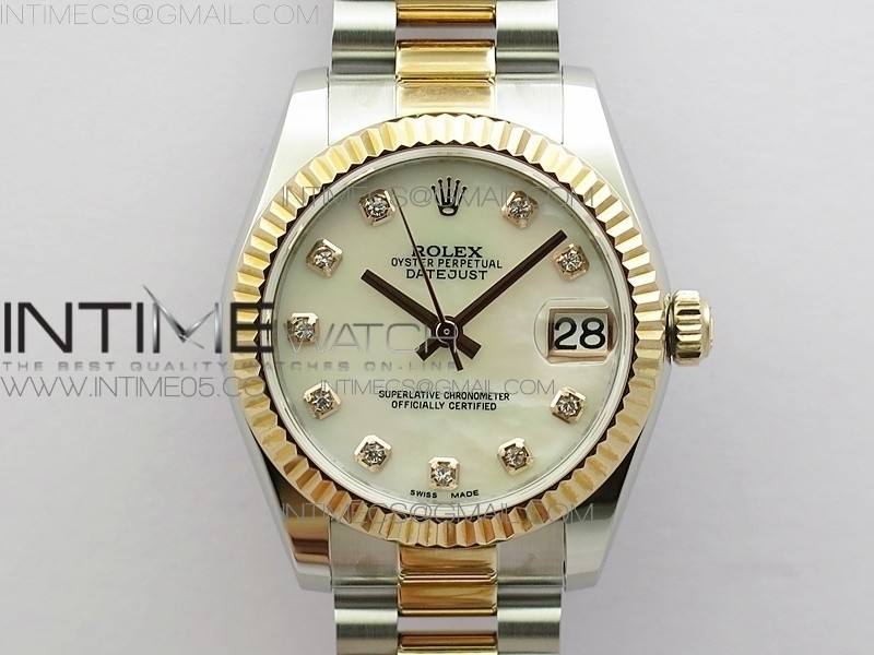 GS공장 롤렉스 데이저스트 31 로즈골드콤비 실버다이얼 브레이슬릿