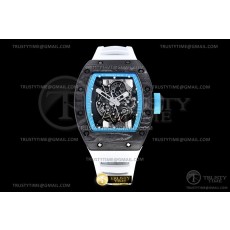 ZF공장 리차드밀 RM055 야스마리나 서킷 블루화이트 NTPT 러버스트랩 RM055 Yas Marina Circuit Wht NTPT/RU Skele ZF NH05A