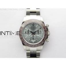 BT공장 롤렉스 세라믹 데이토나 아이스블루 8P다이아몬드인덱스 브레이슬릿 Daytona 116506 Brown Ceramic BTF 1:1 Best Edition Ice Blue Dial Crystal Marker on SS Bracelet SA4130 V2