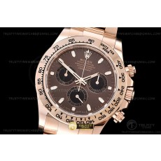 BT공장 롤렉스 스틸 데이토나 로즈골드금통 브라운다이얼 브레이슬릿 Daytona 116505 904L RG/RG Brn/Stk BTF A4130