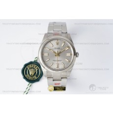 KING공장 롤렉스 오이스터퍼페츄얼 41 스틸 실버다이얼 바인덱스 쥬빌레브레이슬릿 Oyster Pert 41mm 124300 Oys SS/SS Silver KING K3230