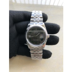 VS공장 롤렉스 데이저스트 36 스틸 윔블던 슬레이트로만 그레이다이얼 플루티드베젤 쥬빌레브레이슬릿 다크로듐