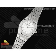 BF공장 오데마피게 로얄오크 15202 화이트다이얼 브레이슬릿 Royal Oak 39mm 15202 SS BF 1:1 Best Edition White Textured Dial on SS Bracelet A2121