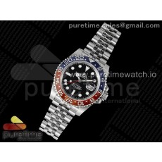 CLEAN공장 롤렉스 GMT마스터2 펩시 스틸 블랙다이얼 레드앤블루베젤 쥬빌레브레이슬릿 클린공장 펩시걸 Clean GMT-Master II 126710 BLRO Blue/Red Ceramic Clean Factory Best Edition on Jubilee Bracelet DD3285 CHS