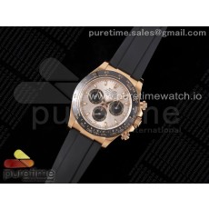 Clean공장 롤렉스 세라믹 데이토나 로즈골드금통 러버스트랩 클린 Daytona 116515 Clean 1:1 Best Edition Silver Dial RG Markers on Oysterflex Strap SA4130 V2 클린공장