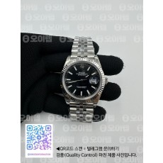 VS공장 롤렉스 데이저스트 41 블랙다이얼 플루티드베젤 쥬빌레브레이슬릿 DJ2 41mm Jub Flt 904L SS/SS Blk/Stk VSF VS3235