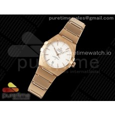ASW공장 오메가 컨스텔레이션 39 로즈골드금통 화이트다이얼 브레이슬릿 Constellation 39mm RG ASWF 1:1 Best Edition White Dial on RG Bracelet A8801