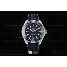 TF공장 오메가 씨마스터 플래닛오션 6000m 울트라딥 스틸 블루옴브르다이얼 러버스트랩 Planet Ocean 45.5mm Ultra Deep Blk SS/RU G-B TF A2824