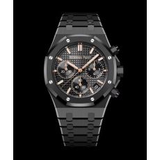 APS공장 오데마피게 로얄오크 크로노그래프 풀세라믹 블랙다이얼 브레이슬릿 26240 V2 Royal Oak Chrono 26240 Black Ceramic APSF 1:1 Best Edition on Ceramic Bracelet SA4401 Super Clone