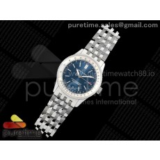 TF공장 브라이틀링 내비타이머 38 블루다이얼 브레이슬릿 Navitimer 38 Date SS TF 1:1 Best Edition Blue Dial on SS Bracelet A2824