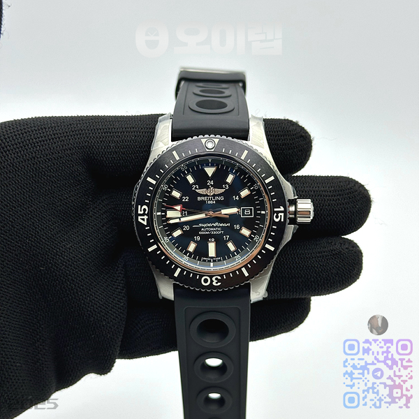국내배송!! GF 브라이틀링 슈퍼오션 44MM 러버스트랩 - 세계재고중 브라이틀링 최고품질모델... 마지막재고