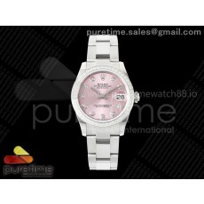 AR공장 롤렉스 레이디 데이저스트 31 핑크다이얼 텐포인트 다이아몬드베젤 오이스터브레이슬릿 10P DateJust 31 SS ARF 1:1 Best Edition Pink Diamonds Dial Diamonds Bezel on Oyster Bracelet ETA2688