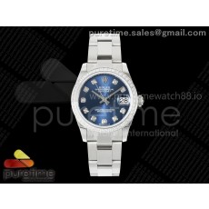 AR공장 롤렉스 레이디 데이저스트 31 블루다이얼 텐포인트 다이아몬드베젤 오이스터브레이슬릿 10P DateJust 31 SS ARF 1:1 Best Edition Blue Diamonds Dial Diamonds Bezel on Oyster Bracelet ETA2688