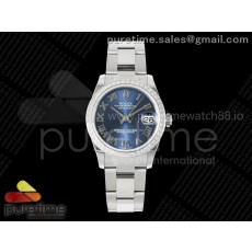 AR공장 롤렉스 레이디 데이저스트 31 블루다이얼 로만인덱스 다이아몬드베젤 오이스터브레이슬릿 DateJust 31 SS ARF 1:1 Best Edition Blue Roman Dial Diamonds Bezel on Oyster Bracelet ETA2688